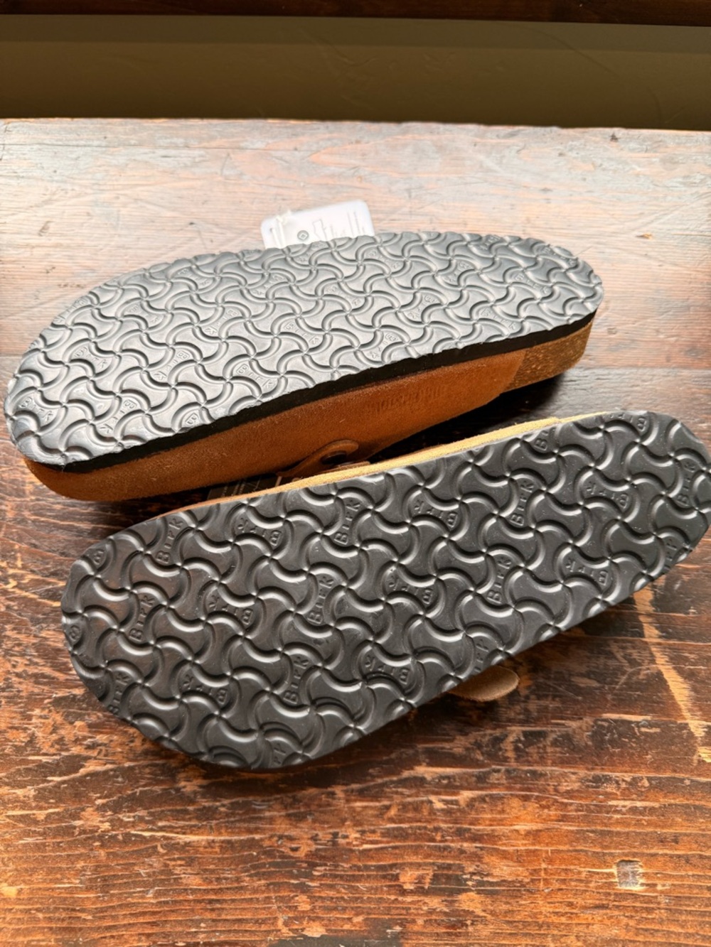 Birkenstock Boston Suede Clog in Camel - Picture 3 of 3